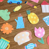 8月発送【molinta】マステ molinta  阿卓喜欢的形状可书写