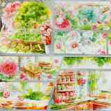 A【shine】マスキングテープ maskingtape 夏日莫吉托 10m