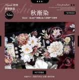 sale100【hoshi奶芙】 マスキングテープ 秋渐染【PET贝壳光】