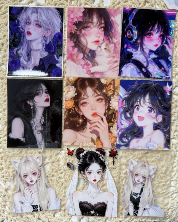 【Faw】sticker シール 1枚入 7cmx9cm