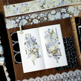 9月発送【hoshi奶芙】 マステ maskingtape 「空谷兰」&「薄荷夏」5m