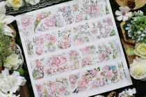 sale 100【朝夕】マスキングテープ 芍药契约 贝壳光