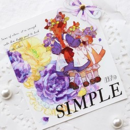 sale 4【moodtape】マスキングテープ 紫水晶芍药