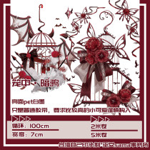 sale 3【巫女sama】 マスキングテープ 笼中暗鸦 水晶pet 2m 5m