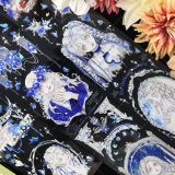 A【冰川】 マスキングテープ 溺于白日梦 贝壳蓝 10m