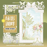 sale  A【shine】マスキングテープ 绿影湖畔 贝壳金 10m