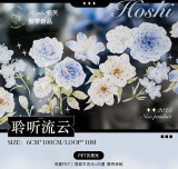 sale 100【hoshi奶芙】 マスキングテープ 聆听流云【PET贝壳光】