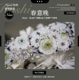 sale 100【hoshi奶芙】 マスキングテープ 春意晚【PET贝壳光】