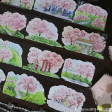 sale 100【野葵】maskingtape マスキングテープ 朝萃樱话 pet