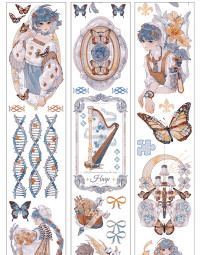 sale 100【新七天】マスキングテープ 栖于蝶间 pet