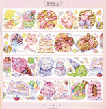 sale 100【花七七】マステ 爱甜说 水晶pet