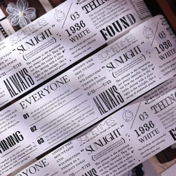 11月発送【小白家】マステ maskingtape 段落