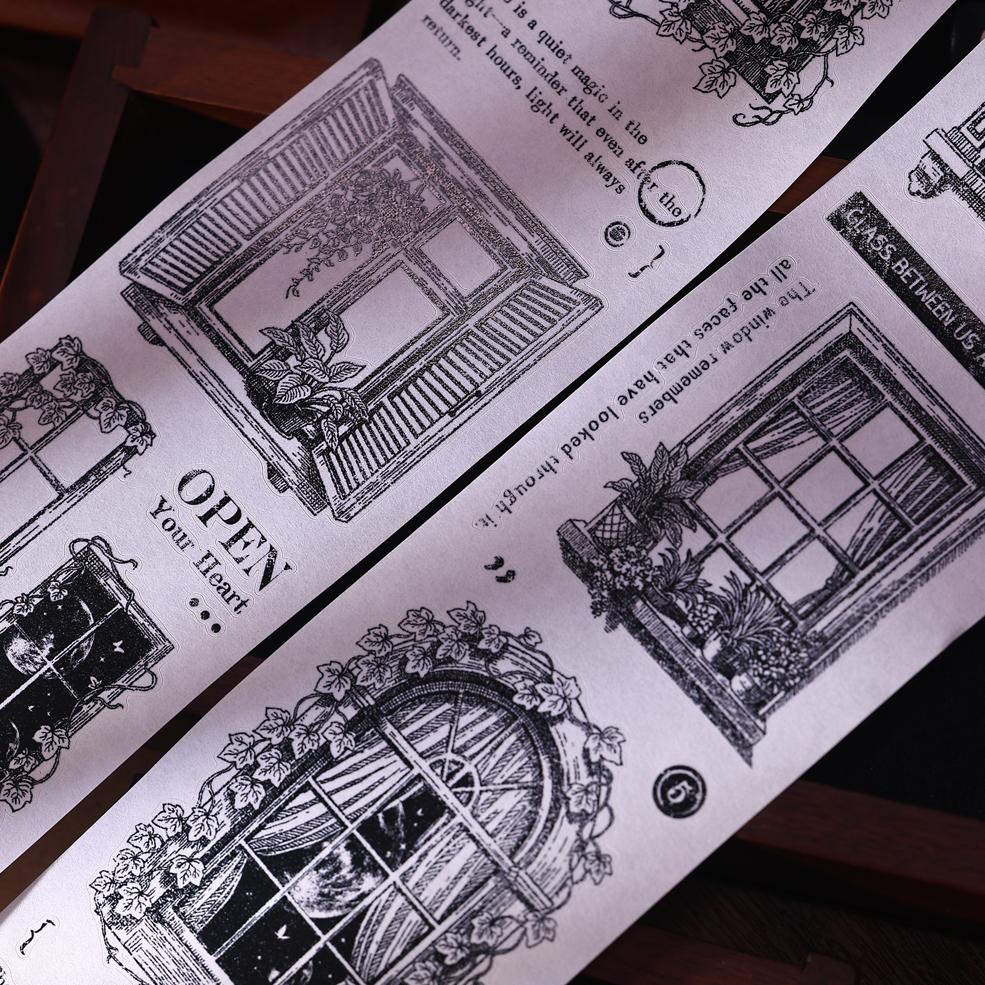 11月発送【小白家】マステ maskingtape 窗