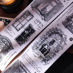 11月発送【小白家】マステ maskingtape 窗