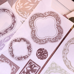 11月発送【小白家】マステ maskingtape 花之框