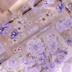 11月発送【小白家】マステ maskingtape 蔷薇诗