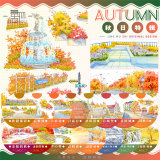 loop cut 11月末発送 11.10〆【景物志】マスキングテープ maskingtape 秋日特辑