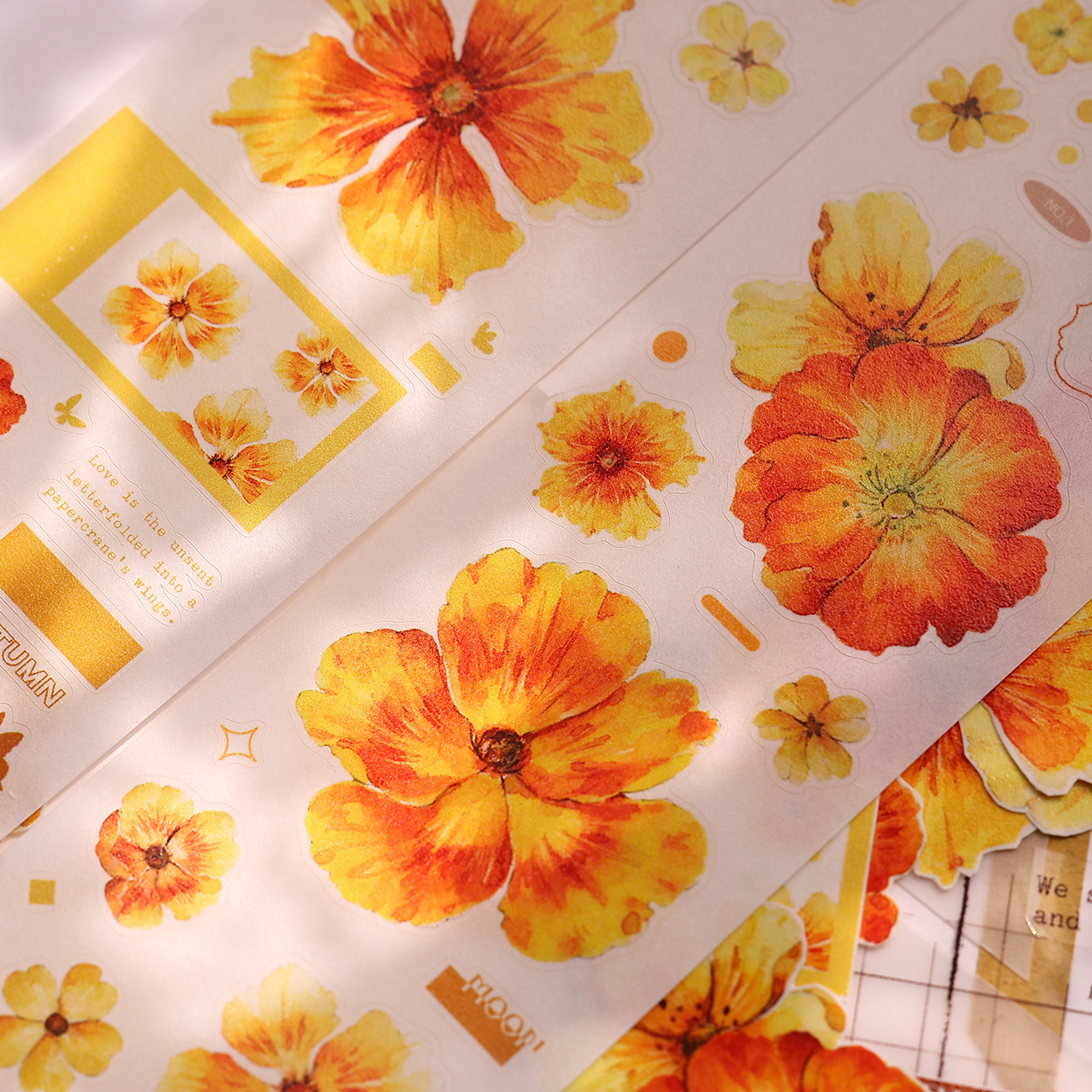 11月発送【小白家】マステ maskingtape 鎏金漫漫