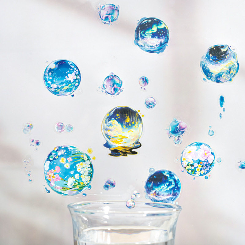 11.12〆【美好的一天】マステ maskingtape 泡泡里的世界