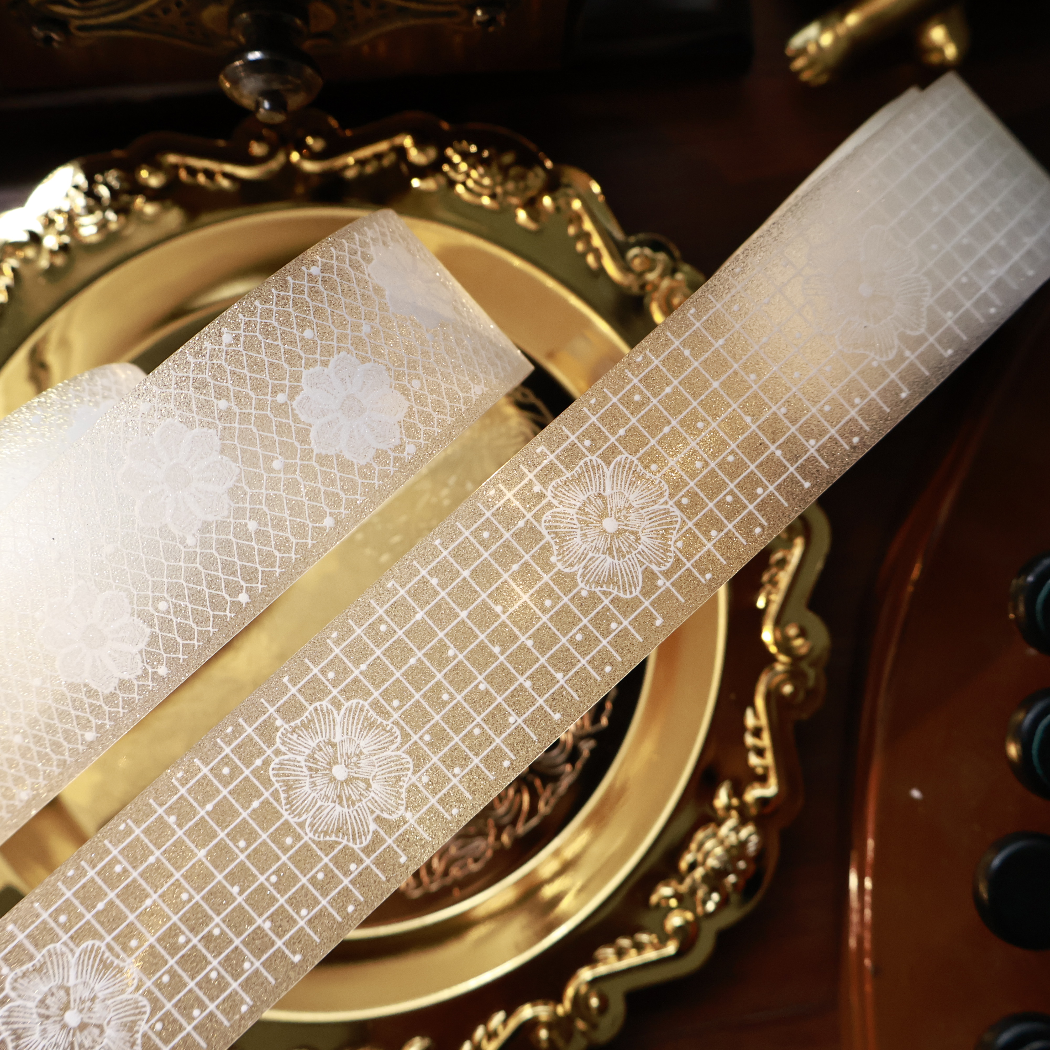 11月発送【壹洱】マステ maskingtape 素白蕾丝