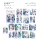 11.8〆【陌墨】シール sticker 城市色彩