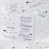 11.13〆【陌墨】マステ maskingtape 浪漫序曲