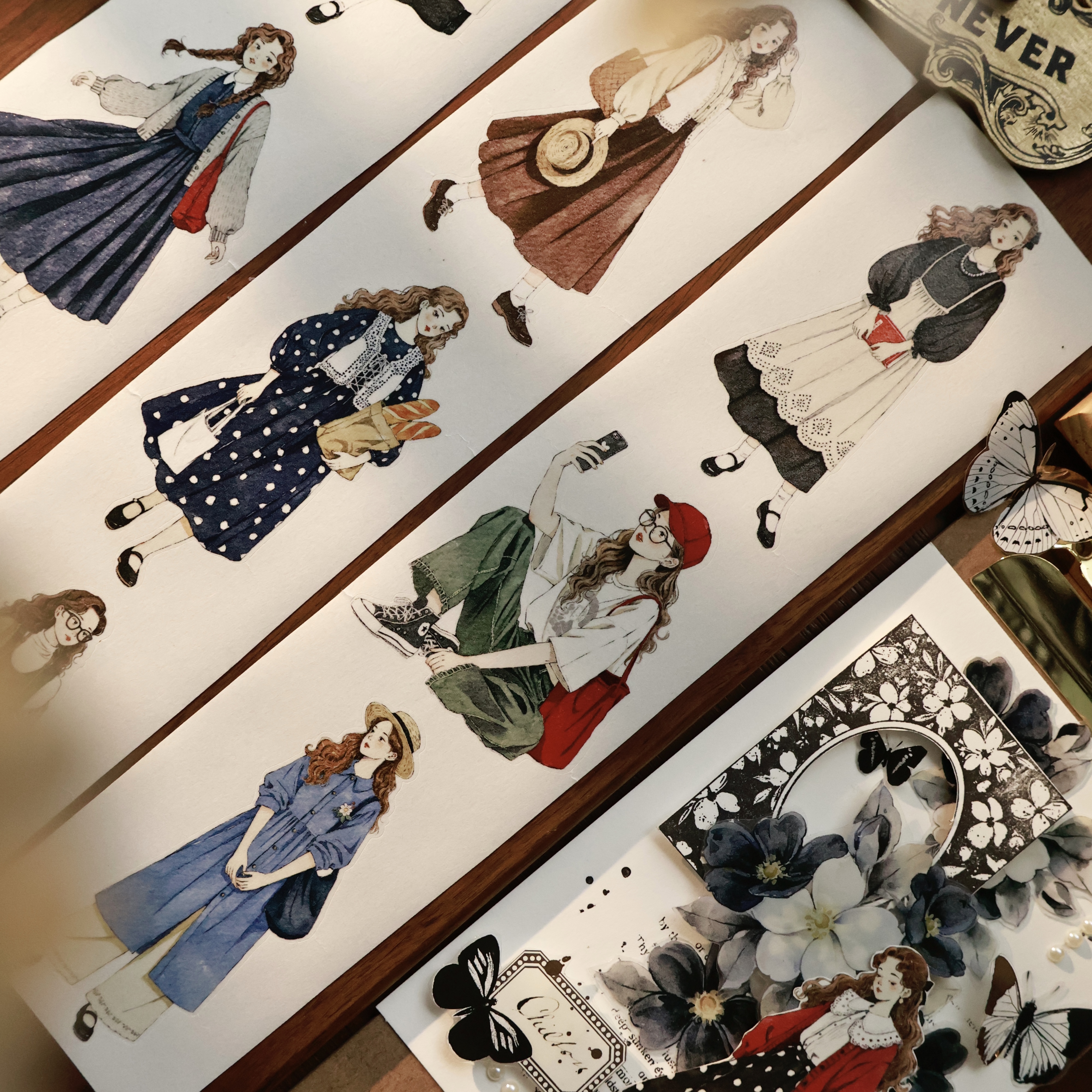 11月発送【壹洱】マステ maskingtape 森林女孩