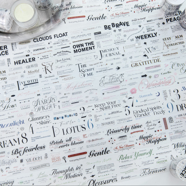 11.13〆【陌墨】マステ maskingtape 浪漫序曲