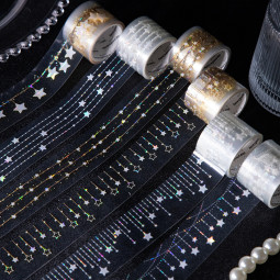 11.14〆【美好的一天】マステ maskingtape  星星灯帘