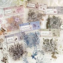 11.19〆【陌墨】シール sticker 朦胧花草