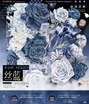 sale 100【冰川】マスキングテープ 丝蓝 贝壳光