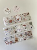 12.6〆【甜梨集】マスキングテープ 贴纸卷