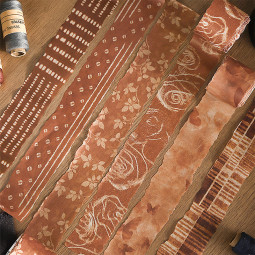 12.8〆【番茄酱】マステ maskingtape  茶染时光