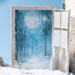 12.8〆【番茄酱】シール sticker 窗外的雪