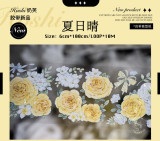 sale 100【hoshi奶芙】 マスキングテープ 夏日晴【PET贝壳光】