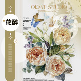 sale 100【新七天】マスキングテープ 花醉