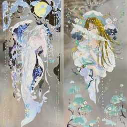 お取り寄せ 1.6〆【第九航道】マスキングテープ 附耳倾听 貝殻光