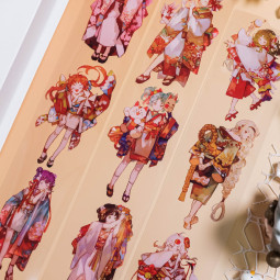 sale 100【纯情男友】マステ maskingtape 于烟火闪烁的夜 pet