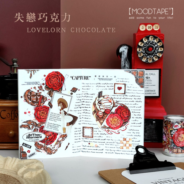 sale【MOODTAPE】マスキングテープ 失恋巧克力 pet 10m