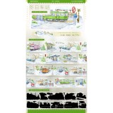 2.5m cut(画像カット可能）2.6〆【景物志】マスキングテープ maskingtape 2月新品 秋冬日街铺雪夜花街