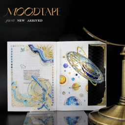 saleC【MOODTAPE】マスキングテープ 布拉格天文钟-琉璃光 10m