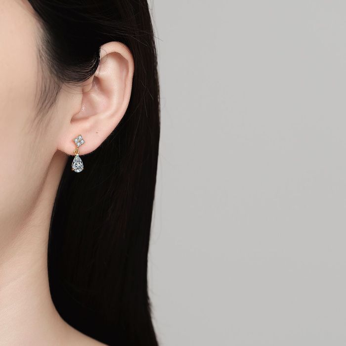 Waterdrop Moissanite Earrings: Luxurious, Stylish, and Versatile