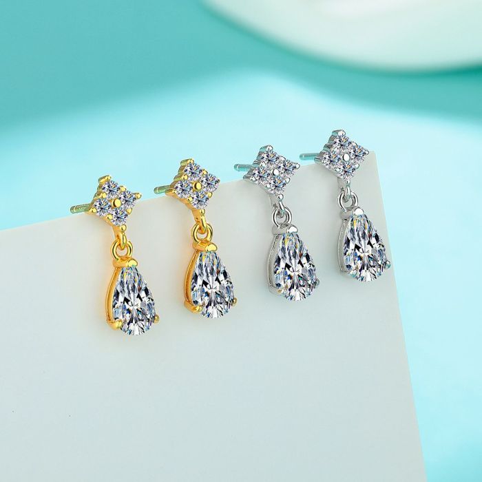 Waterdrop Moissanite Earrings: Luxurious, Stylish, and Versatile