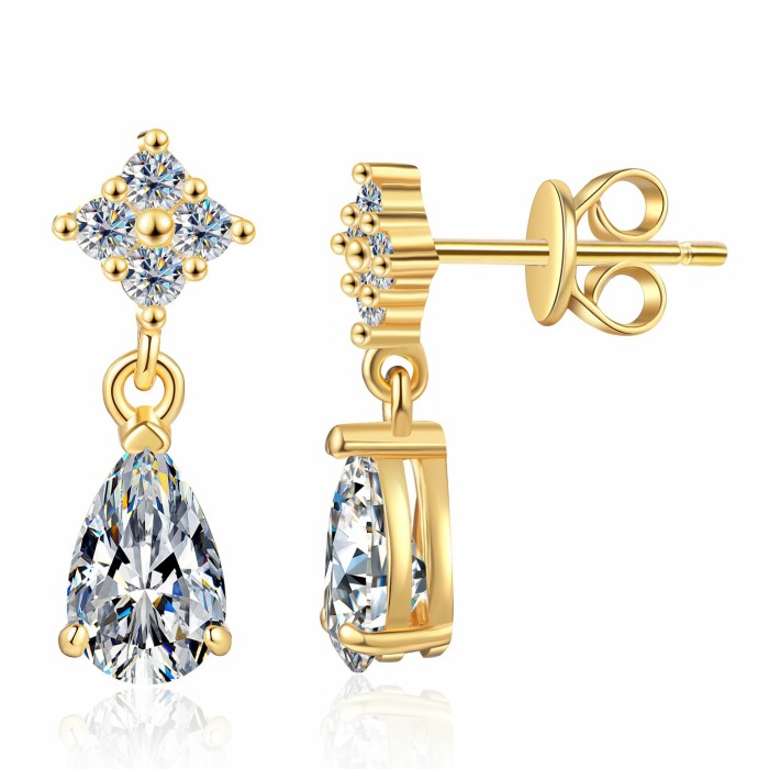 Waterdrop Moissanite Earrings: Luxurious, Stylish, and Versatile