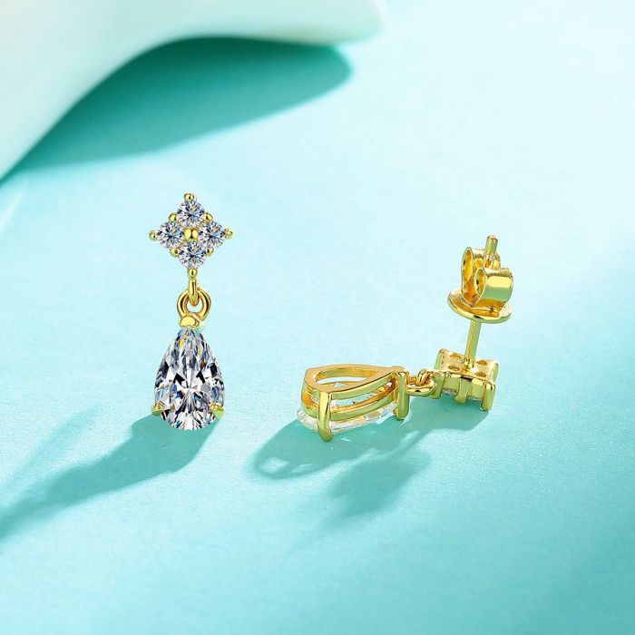 Waterdrop Moissanite Earrings: Luxurious, Stylish, and Versatile