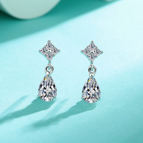 Waterdrop Moissanite Earrings: Luxurious, Stylish, and Versatile