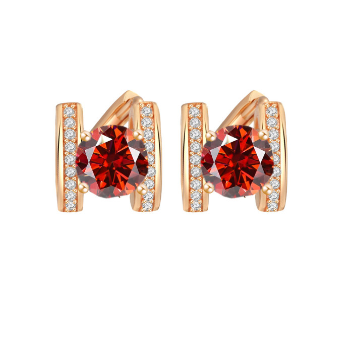 S925 Sterling Silver Moissanite Letter Earrings - Fashionable and Luxurious Earrings