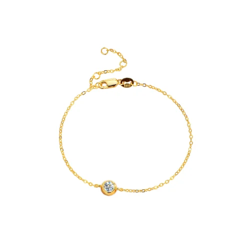 Moissanite round bag bracelet for women, S925 sterling silver bubble bracelet, simple and unique single bead, fashionable and light luxury bracelet.