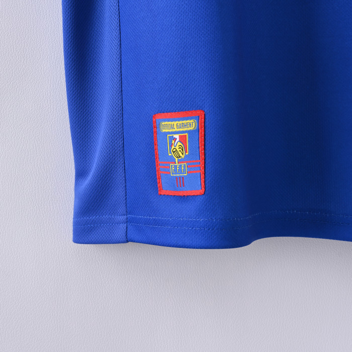 Retro France Home Jersey 1998 Football Kit Soccer Shirt