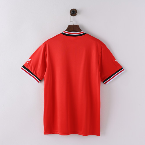 Retro Manchester United Home Jersey 1985 Football Kit Soccer Shirt